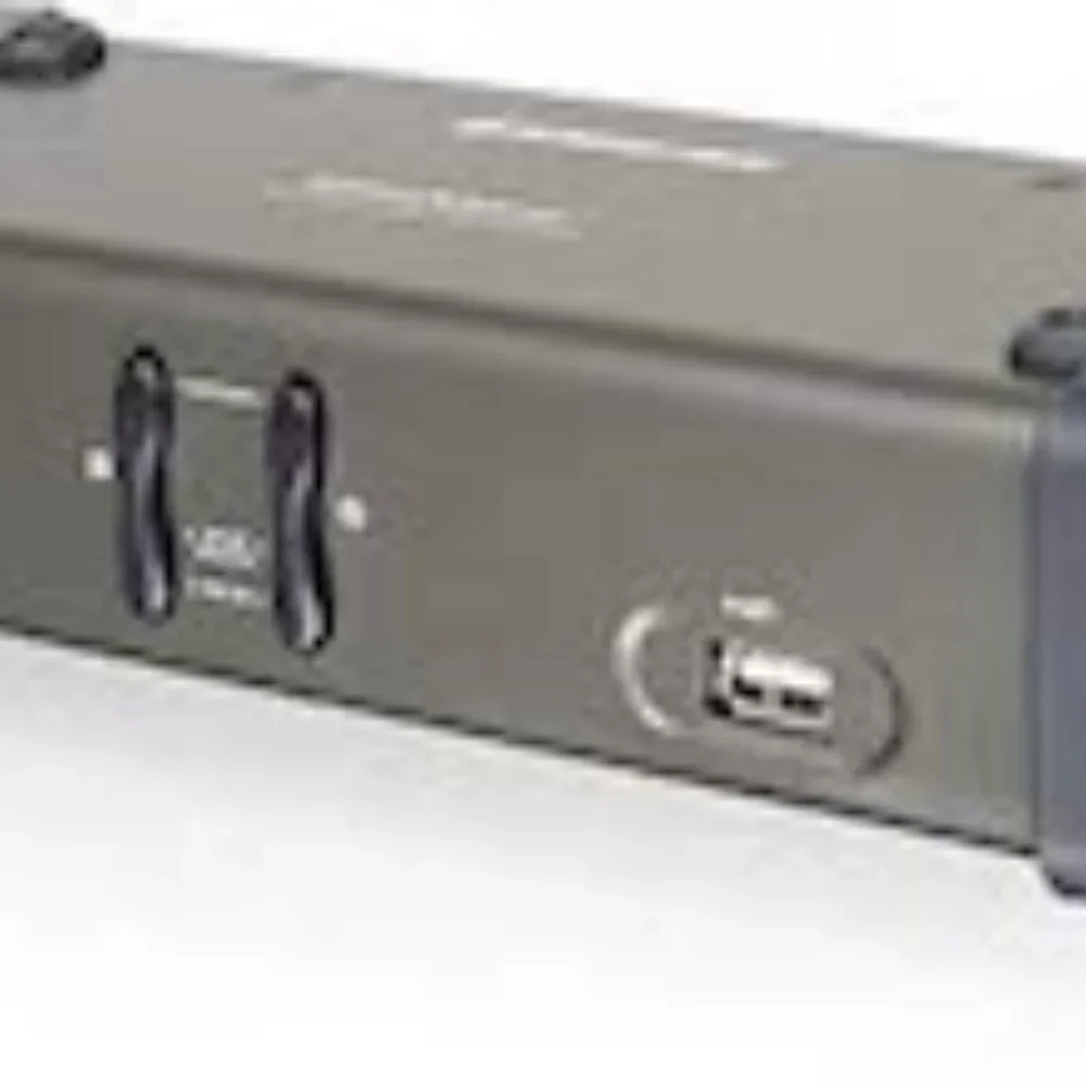 IOGEAR 2-Port Dual View KVM Switch with Audio and USB Peripheral Sharing